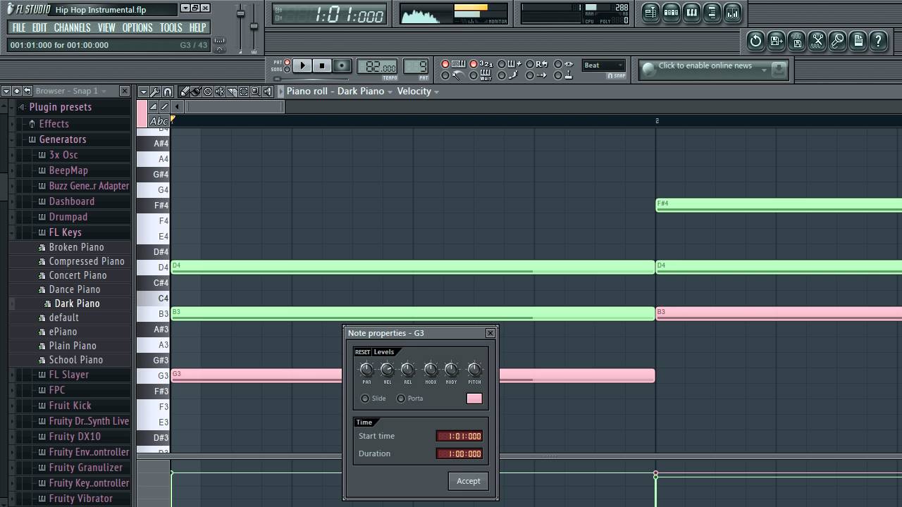 Change Individual Note Velocity and Chord Voicing in FL Studio - YouTube