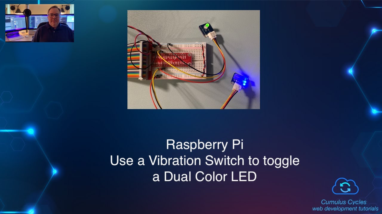 Vibrate Raspberry Pi Raspberry Pi: Use a Vibration Switch to toggle a Dual Color LED - YouTube