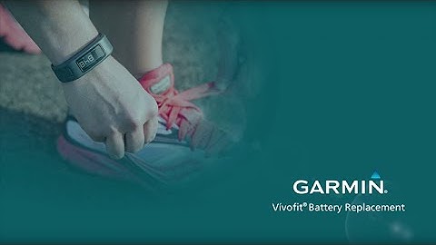 Garmin vívofit: Batterij vervangen