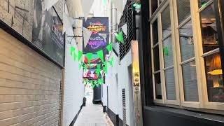 ALLEYWAY in BELFAST CITY in NORTHERN IRELAND🍀4K (60fps)