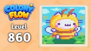 Colony Flow level 860 walkthrough solution gameplay 