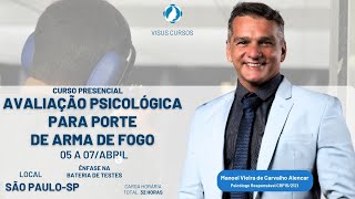 Curso de Avaliação Psicológica para porte de Arma de Fogo 2024