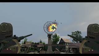 قضاء على جميع طائرات السريعة طيران باستعمال رشاش مضاد لطائرات في لعبة الحرب العالمية الثانية D-DAY 🔥 screenshot 1