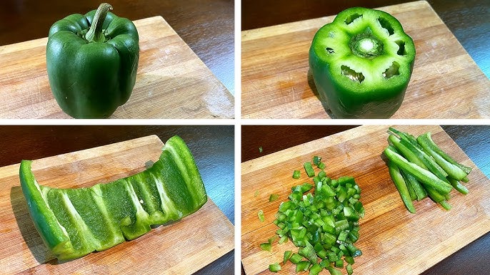 How to Cut a Bell Pepper {Step-by-Step Tutorial} - FeelGoodFoodie