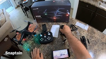 SNAPTAIN SP600 WiFi FPV Drone with 720P HD Camera, Voice Control, Gesture Control 14+