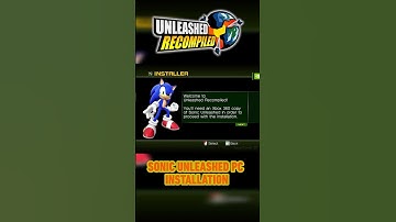 Sonic Unleashed Recompiled Installation