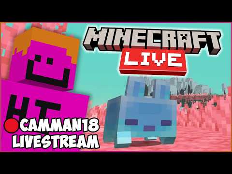 THE SIFT DIMENSION!! REACTING TO NEW MINECRAFT LIVE. camman18 Full Twitch VOD