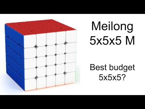 MOYU meilong 5x5x5 M magnetico stickerless SPEEDCUBE Cubo Puzzle giocattolo UK STOCK 