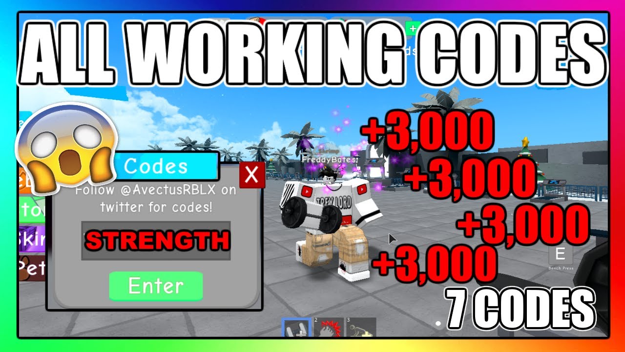 March 2020 All New Codes In Weight Lifting Simulator 3 Roblox 7 Codes Youtube - codes for roblox weight lifting simulator 3 november 2018 is