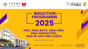 Induction Program for the batch of 2025-2027