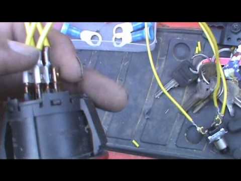 how to wire a push button starter for your lawn mower youtube Lawn Tractor Wiring Diagram how to wire a push button starter for your lawn mower