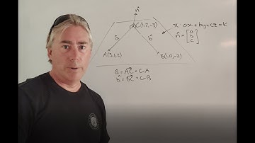A Level Further Maths: Finding the Equation of a Plane Given 3 Points