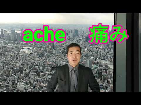 群馬県一わかりやすい英単語の授業 ache