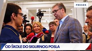Vučić u Pančevu: Otvoren trening centar za dualno obrazovanje