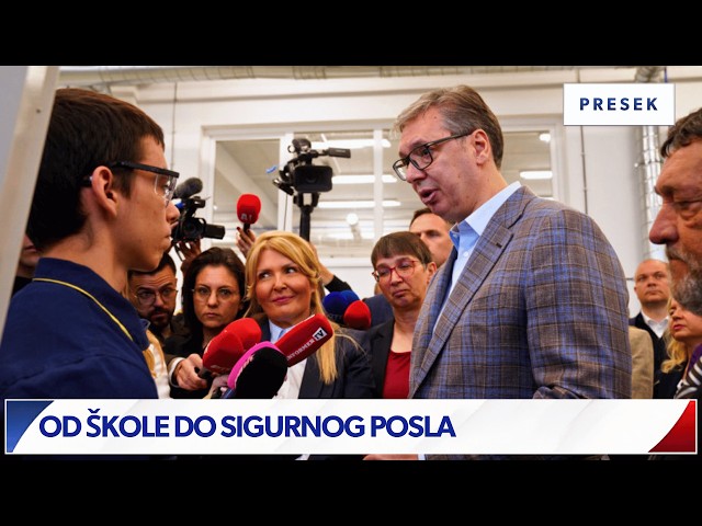 Vučić u Pančevu: Otvoren trening centar za dualno obrazovanje