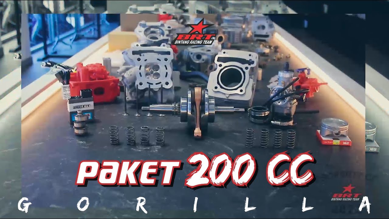 PAKET 200CC GORILA - MXKING VIXION R15 SERIES