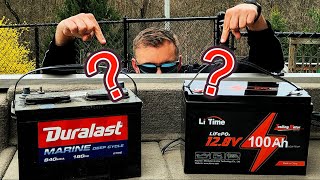 Trolling Motor Battery REVIEW!!! Lithium OR Lead Acid???