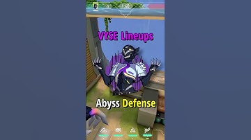 VYSE LINEUPS - ABYSS DEFENSE  #valorant #valorantclips #vyse #lineups
