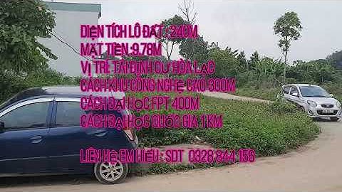 BẤT ĐỘNG SẢN HÒA LẠC