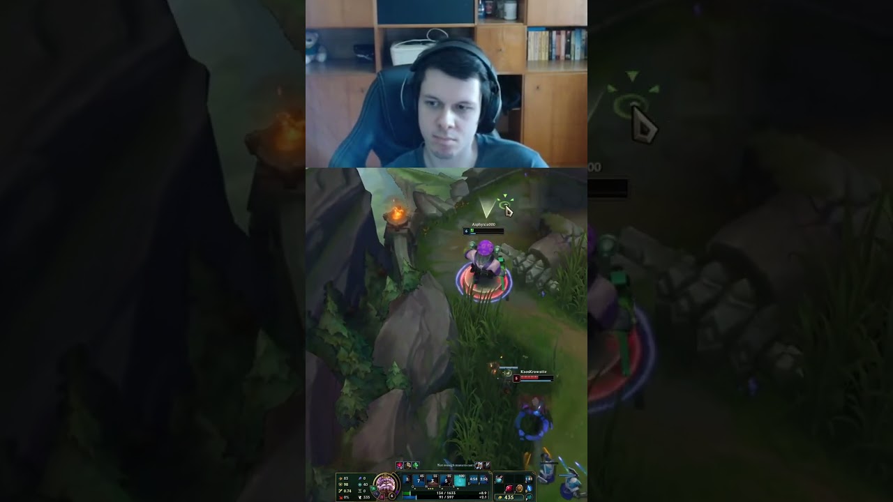 stomping them when they gank me | 