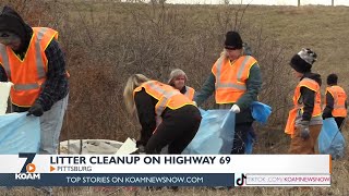 Community Members Participate in Litter Cleanup Along Highway 69 (1/21/23)