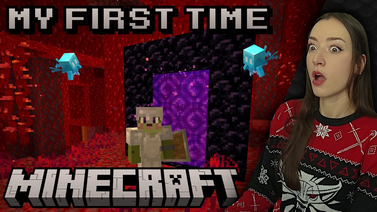 1st Ever Playthrough · I'm In The Upside-Down?! · MINECRAFT [14]