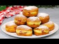 «БЕРЛИНЕРЫ» — Немецкие Пончики с Клубничным Джемом