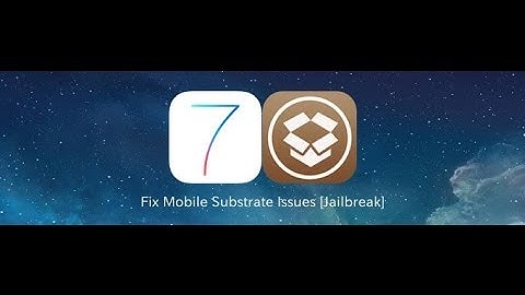 How to fix Cydia Mobile Substrate After tweak install or system restart on iOS7