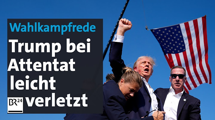 USA: Donald Trump bei Attentat leicht verletzt | BR24
