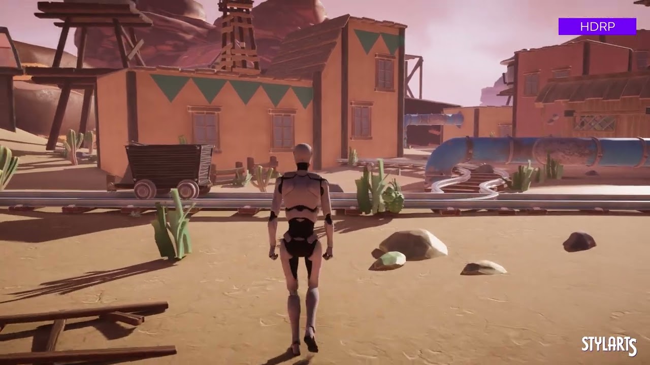 Stylized Desert House ( Stylized Desert Cave Sand ), video preview 18