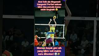 Tipuan Cerdas Mega! tiga Lawan Sekaligus Kena Prank 🤯🔥#Megawati #Volleyball #fypシ  #SpikeTipuan