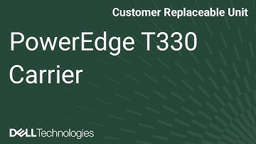 PowerEdge T330: Remove/Install Hard Drives and Carrier