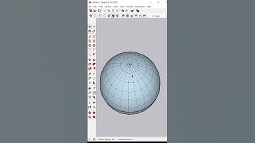 Easy SPHERE🏀 In SketchUp #shorts #sketchup #sketchuptutorial #sketchuponline