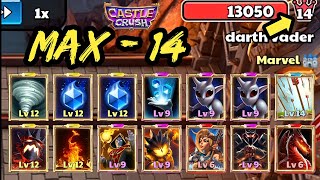 Fight Against Maximum Level 14 Castle Opponents! Castle Crush