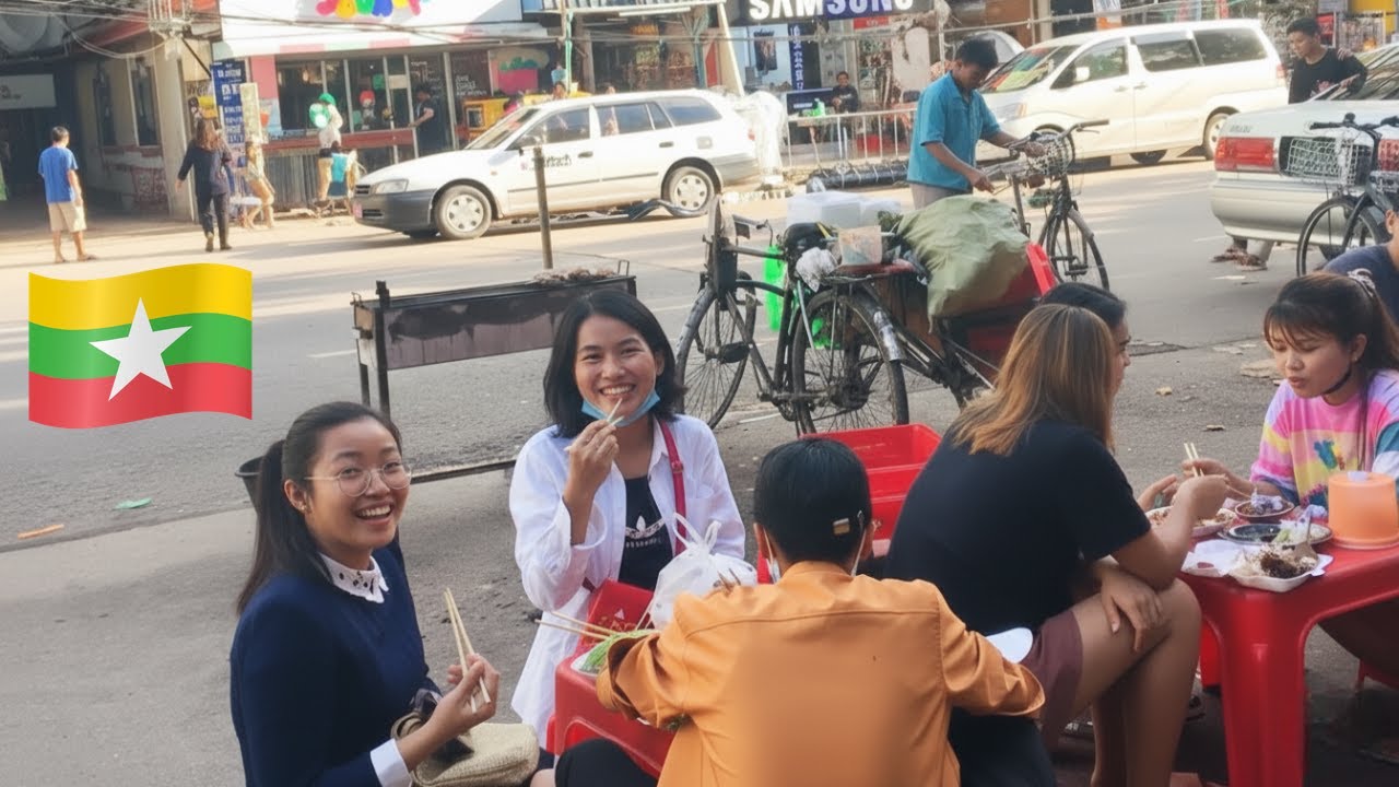 Выходные в Мьянме в Янгоне | Общественная встреча в центре Hledan 🇲🇲