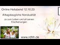 Alltagstaugliche Nondualität - ja zum Leben und all seinenErscheinungen