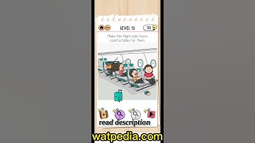 Brain Test 2 Tom’s Adventure Level 13 Make this flight a bit more comfortable for them