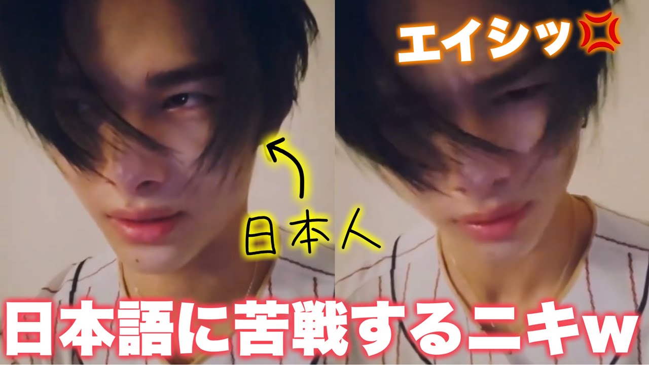 Wラ配信中、とある日本語に苦戦するニキww【ENHYPEN 日本語字幕】