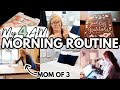 Working Mom of 3 Morning Routine ⏰ | WHY I GET UP AT 4AM!