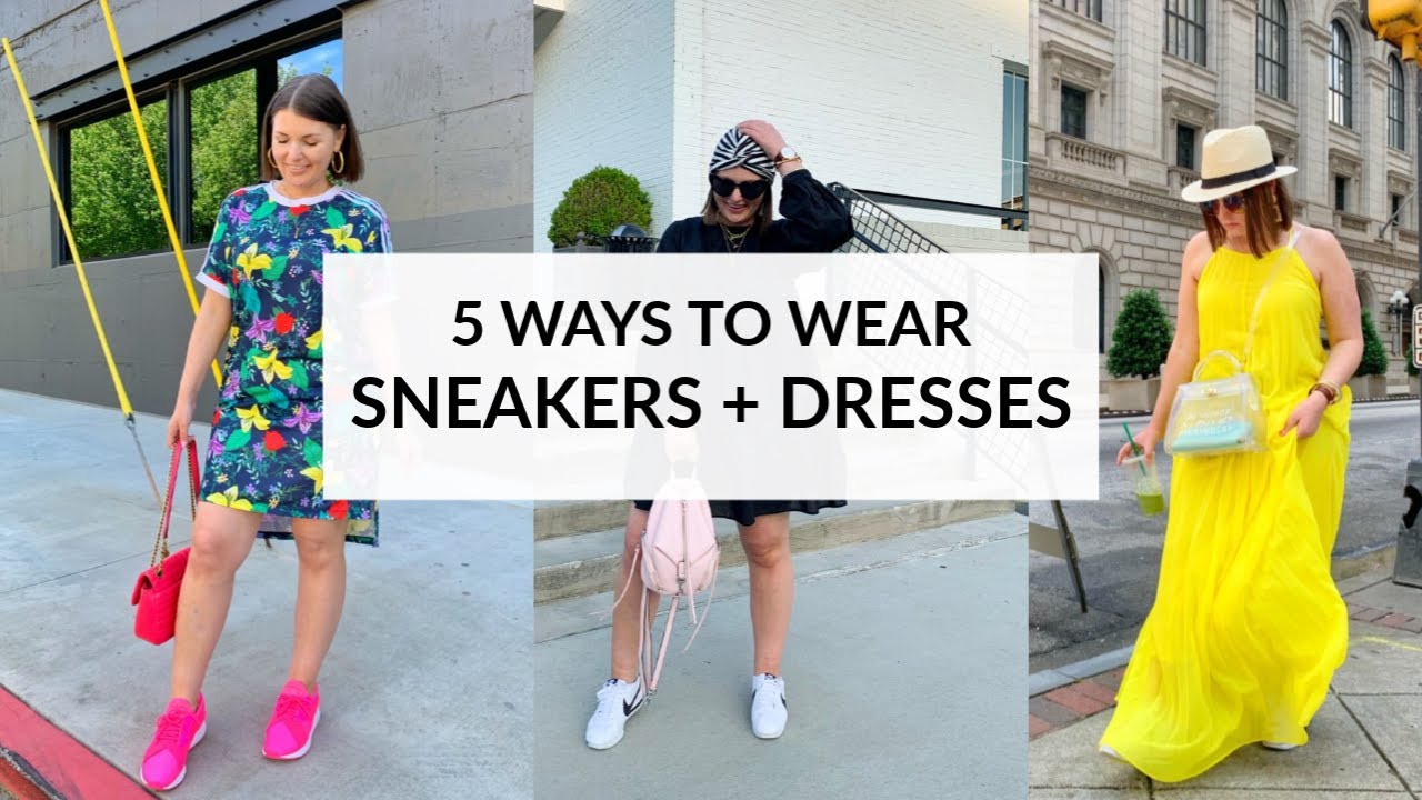 How to Wear a Dress With Sneakers