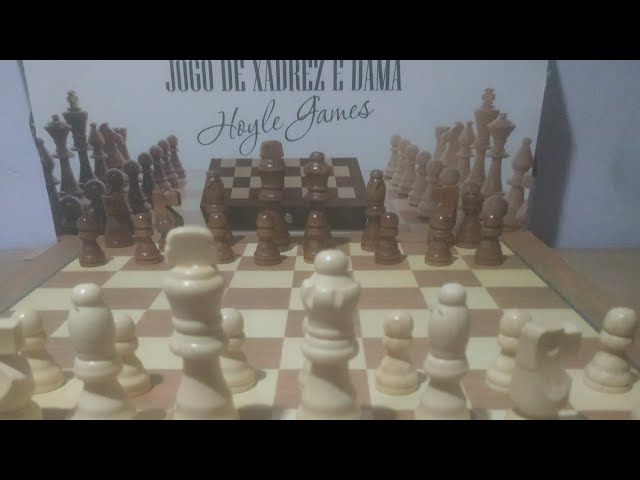 Jogo de tabuleiro xadrez dama 3 em 1 chess set pequeno hoyle