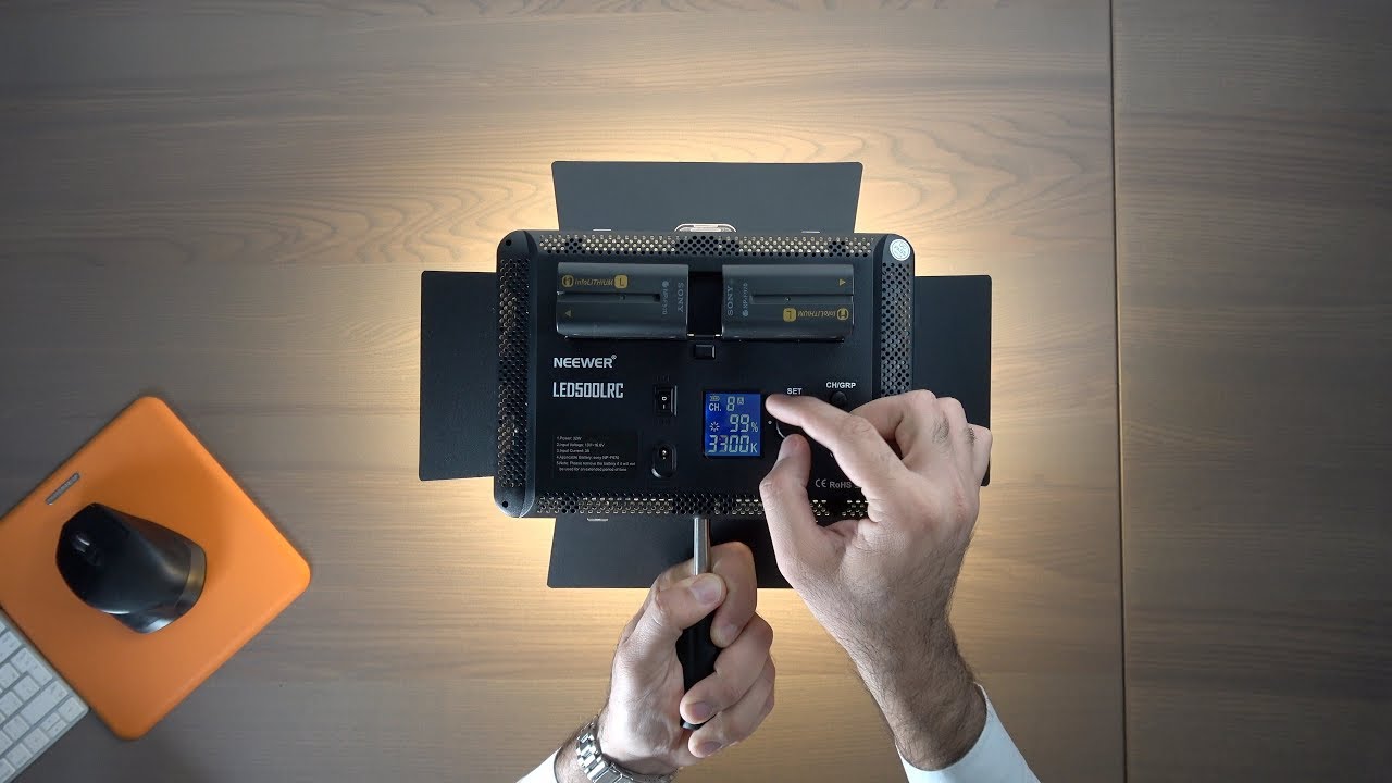 Neewer Led 500 Lrc Unboxing And Review Youtube
