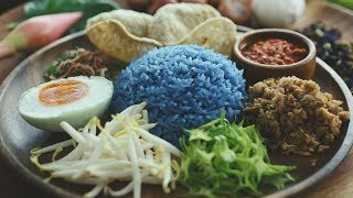 Nasi Kerabu - 蓝色米沙拉