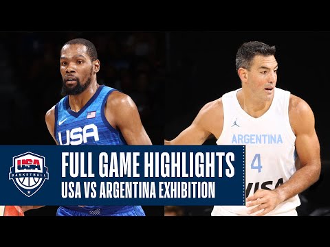 USA vs. Argentina EXHIBITION | FULL GAME HIGHLIGHTS | JULY 13, 2021