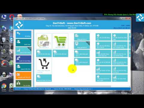 Phần Mềm Bán Lẻ, Bán Sỉ Dân Trí Soft: Hướng Dẫn Module Quản Lý Bán Hàng (phần 1)