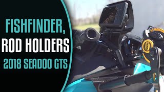 Front Rod Holders and Fishfinder Mount Fabrication for 2018 Sea-Doo GTS Jet Ski