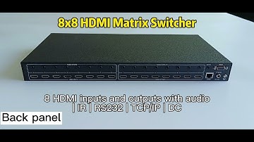 8x8 HDMI Matrix Switcher