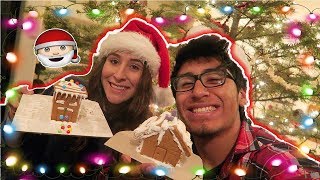 COUPLES GINGERBREAD HOUSE CHALLENGE!!