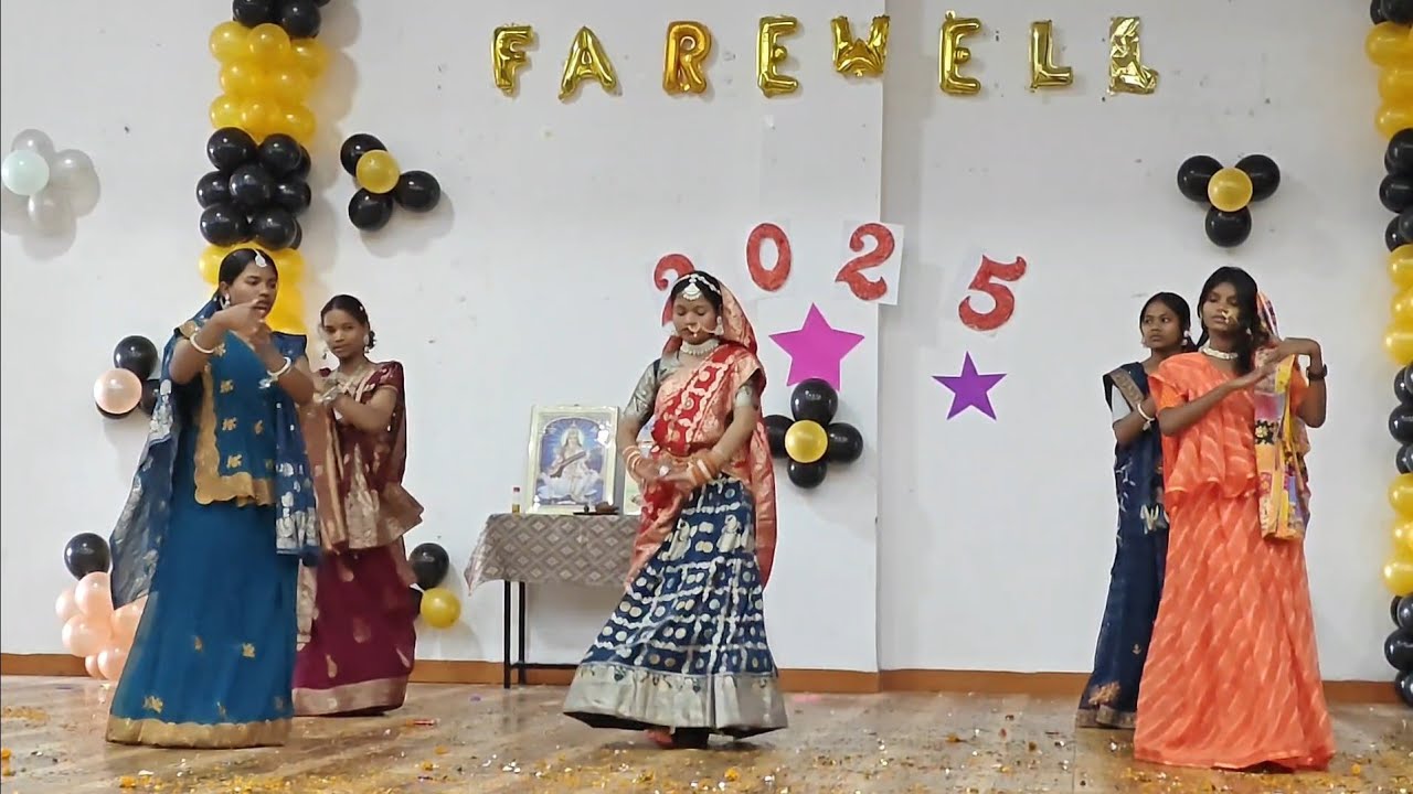 Rajasthani Dance by EMRS MANDLA GIRLS FAREWELL 2025