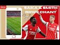 SAKA AND EMILE SMITH ROWE | Arsenal Fans Serenade Team At Full-Time | Arsenal 2-1 Brentford